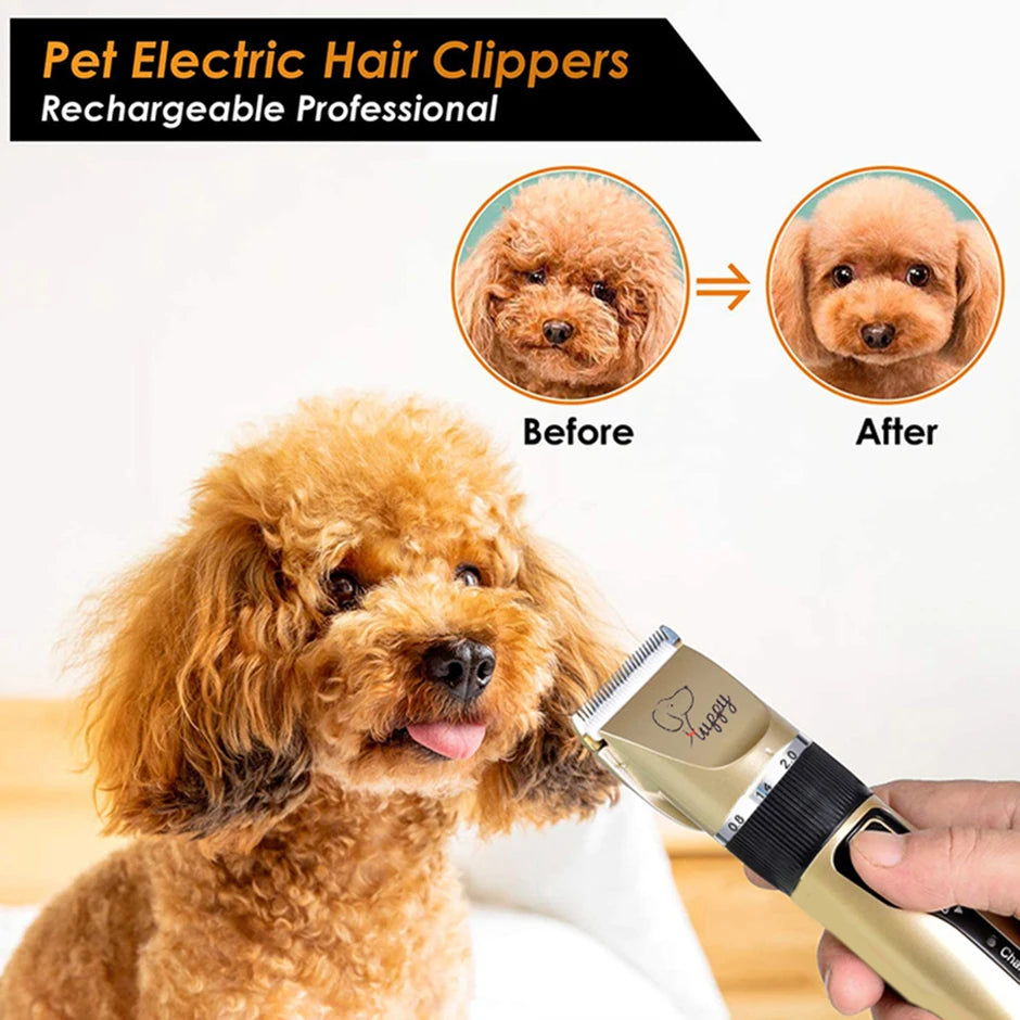 Professional Dog Hair Clipper – Rechargeable Pet Trimmer - Pawfectly Heaven