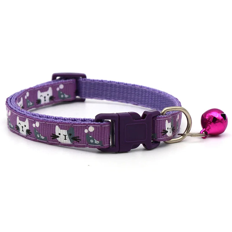 "Colorful DIY Cat & Dog Collar with Bell - Pawfectly Heaven