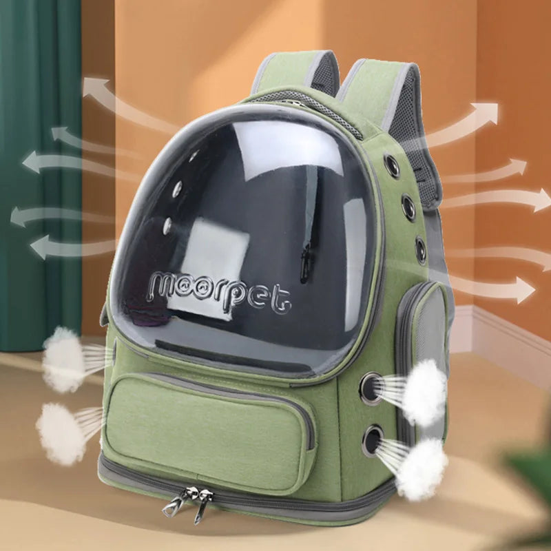 Transparent Pet Carrier Backpack - Pawfectly Heaven