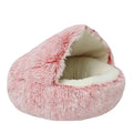 Plush Round Cat Bed - Pawfectly Heaven