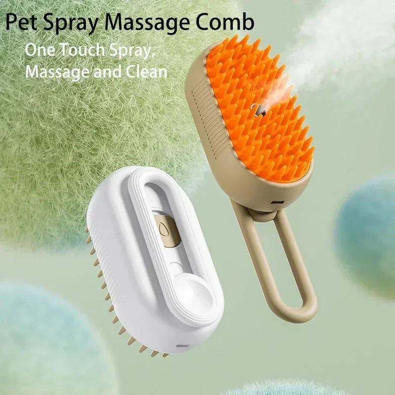 3-in-1 Electric Steamy Dog Brush - Pawfectly Heaven