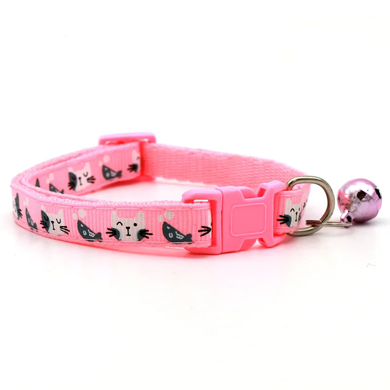 "Colorful DIY Cat & Dog Collar with Bell - Pawfectly Heaven