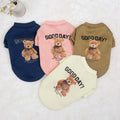 Cute Bear Pattern Dog Sweatshirt - Pawfectly Heaven