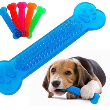 Rubber Dog Chew Toy – Dental Bone for Aggressive Chewers & Puppy Teeth Care - Pawfectly Heaven