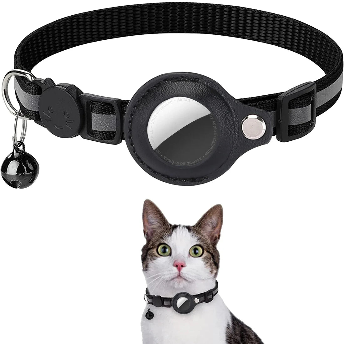 Cat AirTag Holder Collar - Pawfectly Heaven