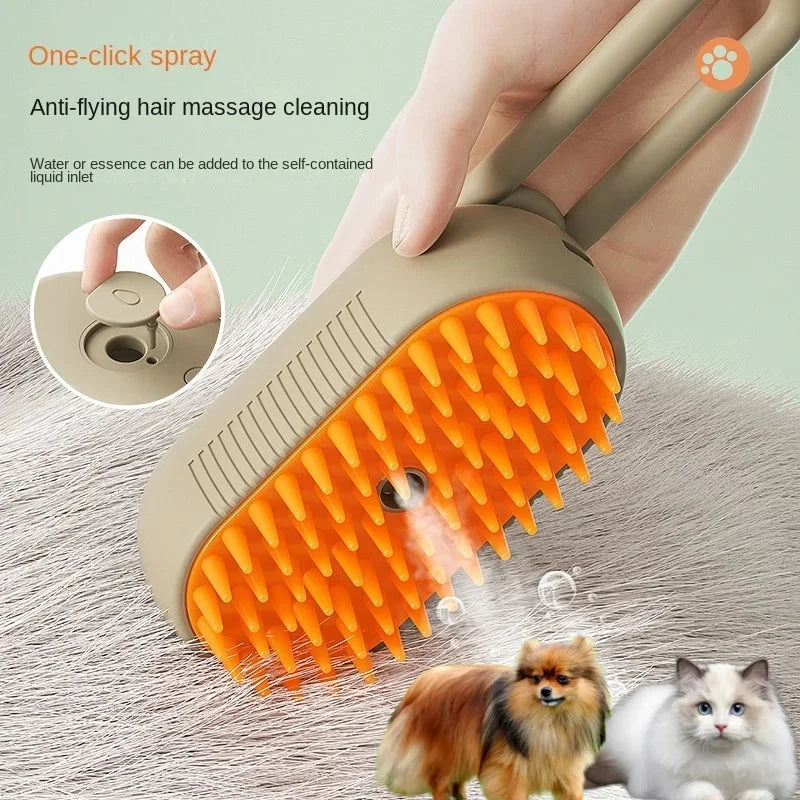 3-in-1 Electric Steamy Dog Brush - Pawfectly Heaven