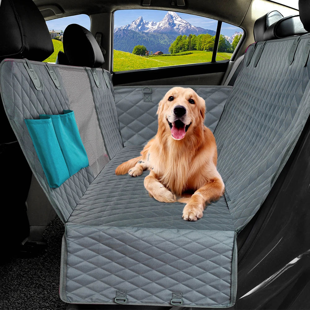 Dog Car Seat Cover – Waterproof Hammock for Back Seat Protection - Pawfectly Heaven