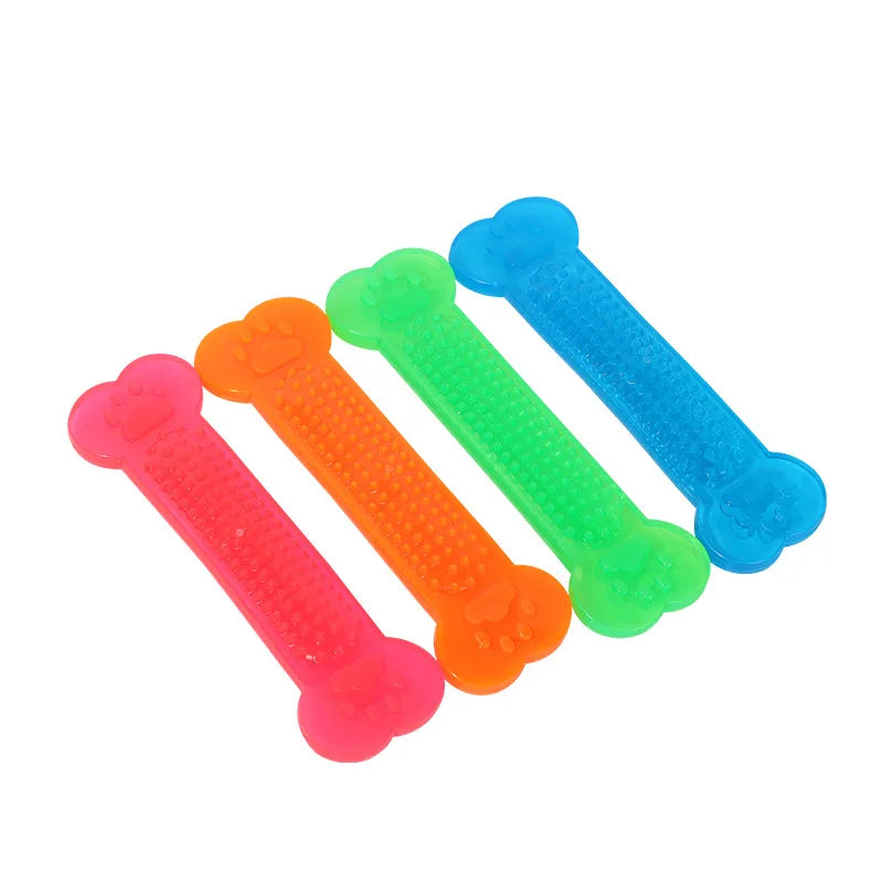 Rubber Dog Chew Toy – Dental Bone for Aggressive Chewers & Puppy Teeth Care - Pawfectly Heaven