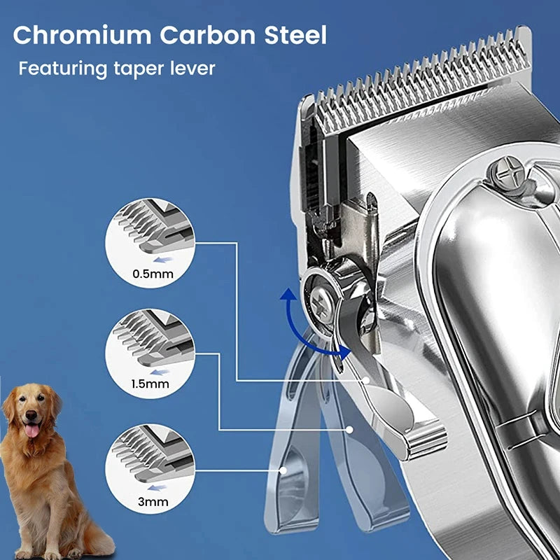 Professional Dog Hair Clipper – Rechargeable Pet Trimmer - Pawfectly Heaven