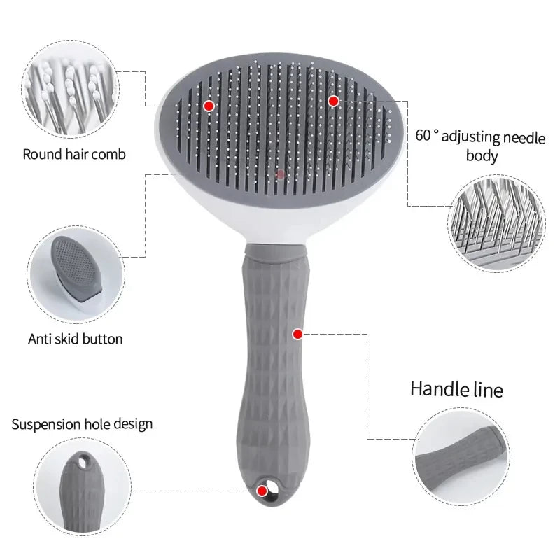 Stainless Steel Pet Hair Brush - Pawfectly Heaven