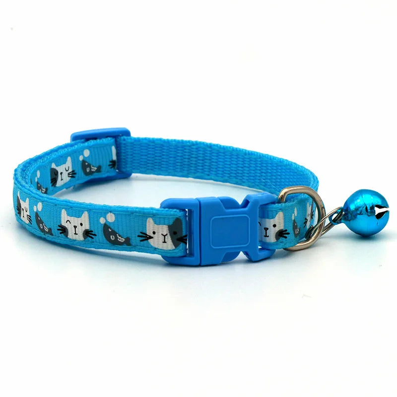 "Colorful DIY Cat & Dog Collar with Bell - Pawfectly Heaven